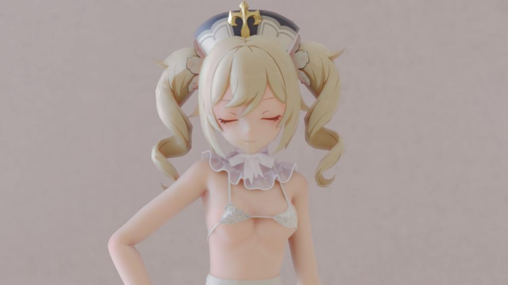 PCV-203 原神MMDbl07cos白丝女仆芭芭拉